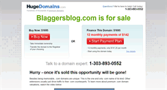 Desktop Screenshot of blaggersblog.com